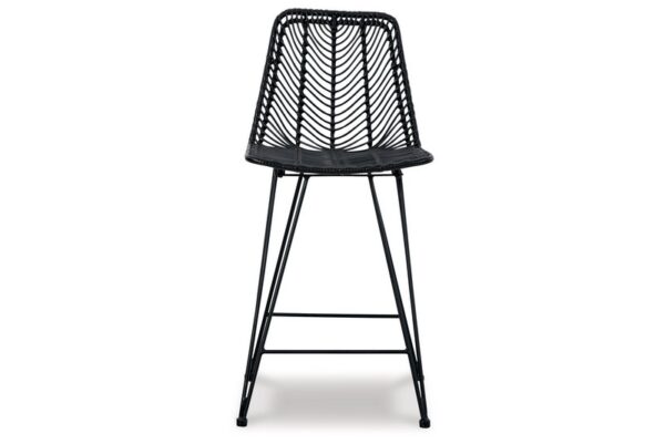 Angentree Black Barstool (Set of 2) - Image 6