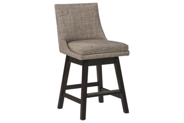 Tallenger Light Gray Uph Swivel Barstool (Set of 2) - Image 3