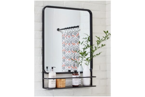 Ebba Black Accent Mirror Vertical - Image 2