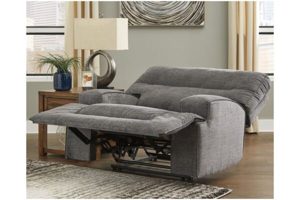 Coombs Charcoal Wide Seat Recliner - Image 5