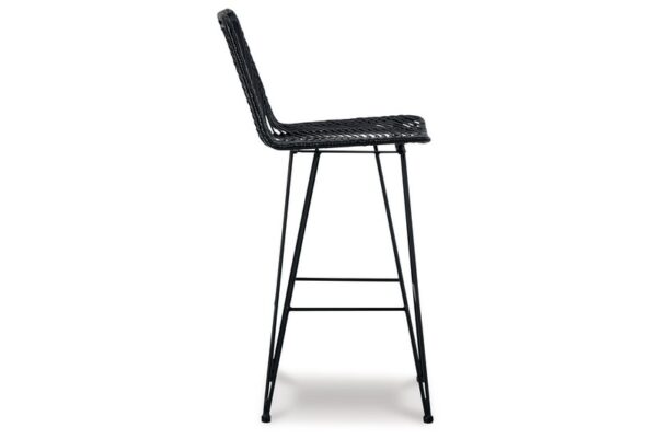 Angentree Black Tall Barstool (Set of 2) - Image 7