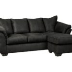 Darcy Black Sofa Chaise