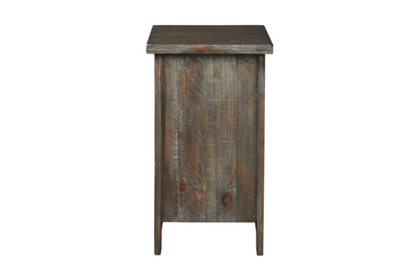 Danell Brown Chair Side End Table - Image 7