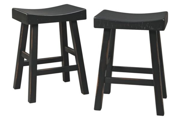 Glosco Black Stool (Set of 2) - Image 2