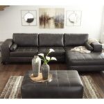 Nokomis Charcoal 3 Pc. Right Arm Facing Corner Chaise 2 Pc Sectional, Ottoman