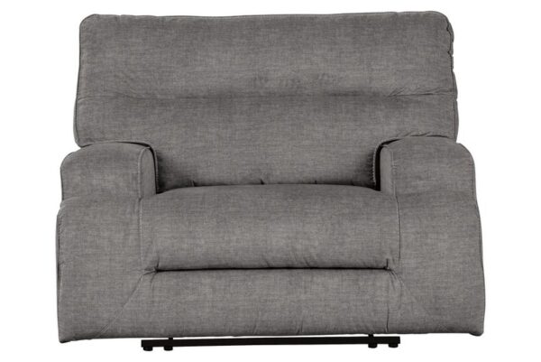 Coombs Charcoal Wide Seat Recliner - Image 3