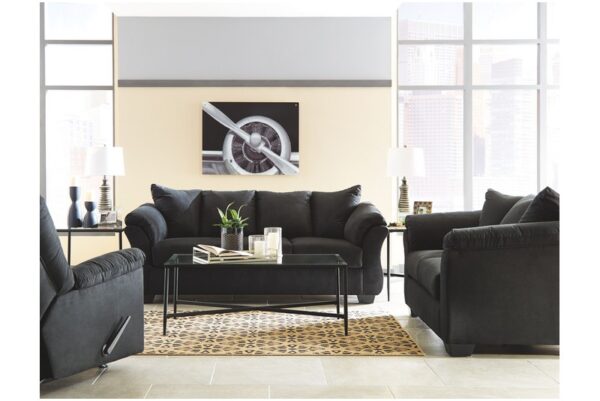 Darcy Black Sofa - Image 11