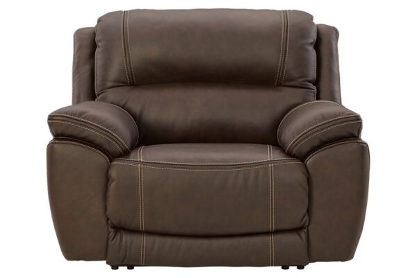 Dunleith Chocolate Zero Wall Recliner W/pwr Hdrst - Image 4