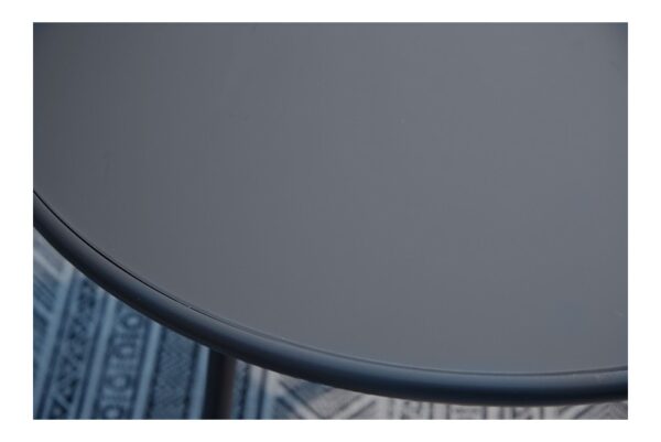 Palm Bliss Gray Round Dining Table - Image 6