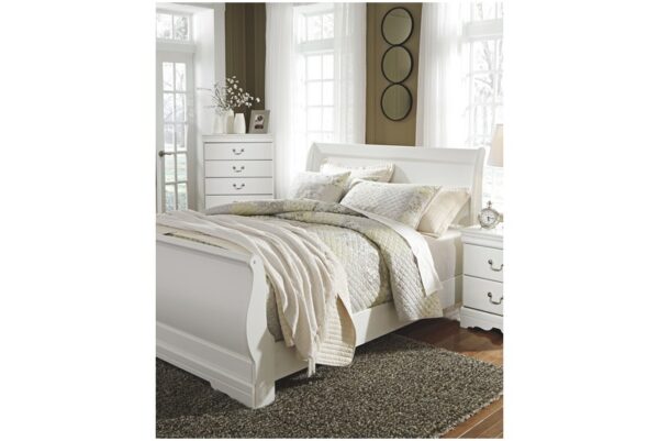 Anarasia White Queen Sleigh Headboard - Image 3