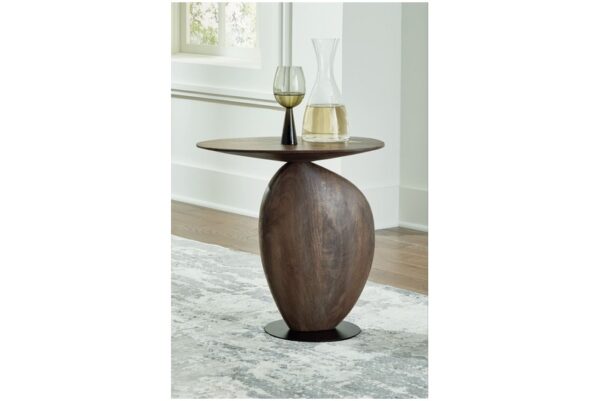 Cormmet Brown / Black Accent Table - Image 2