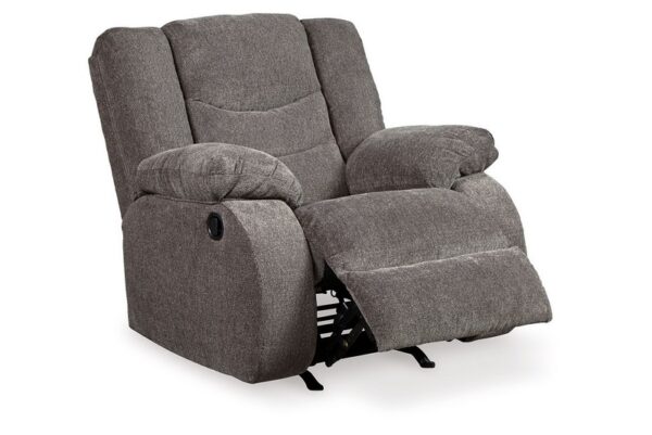 Tulen Gray Rocker Recliner - Image 3