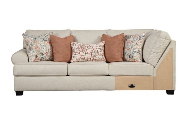 Amici Linen Laf Sofa W/Corner Wedge - Image 3