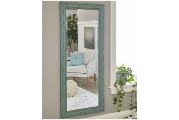 Jacee Antique Teal Floor Mirror - Image 2