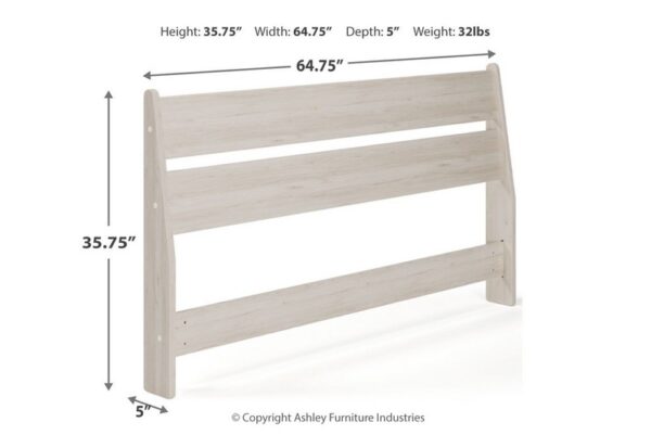 Socalle Light Natural Queen Panel Headboard - Image 4