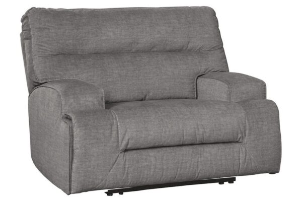 Coombs Charcoal Wide Seat Recliner