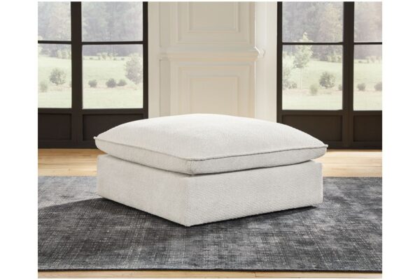 Gimma Gray Ottoman With Storage - Image 2