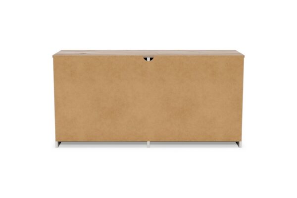 Vaibryn White / Brown / Beige Six Drawer Dresser Vinyl Wrapped - Image 6