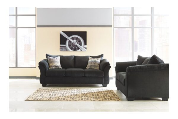 Darcy Black Sofa - Image 5