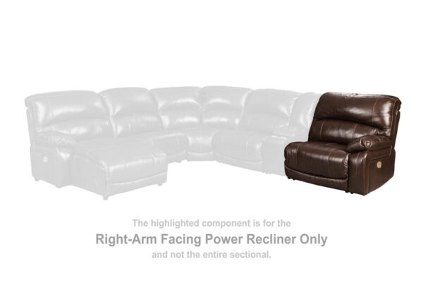 Hallstrung Chocolate Raf Zero Wall Power Recliner - Image 2