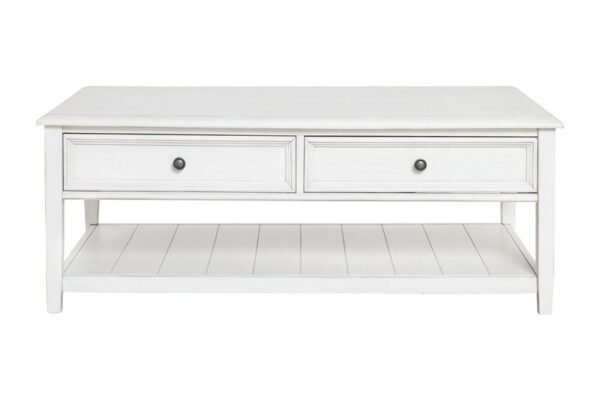 Kanwyn Whitewash Rectangular Cocktail Table - Image 4