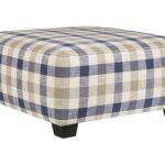 Meggett Nautical Oversized Accent Ottoman