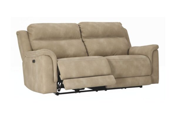 Next gen Durapella Sand 2 Seat Pwr Rec Sofa Adj Hdrest - Image 3