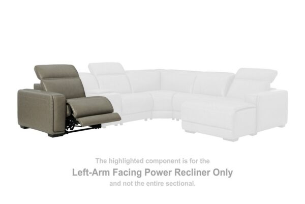 Correze Gray Laf Zero Wall Power Recliner - Image 2