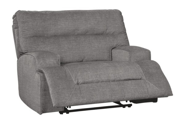 Coombs Charcoal Wide Seat Power Recliner - Image 3