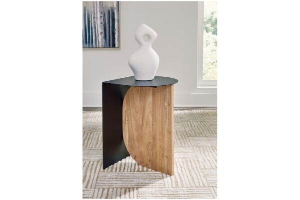 Ladgate Black / Natural Accent Table - Image 2