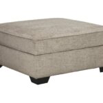 Bovarian Stone Ottoman With Storage