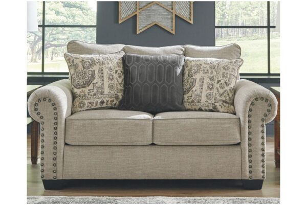 Zarina Jute Loveseat - Image 2