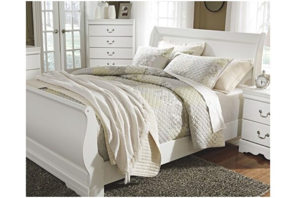 Anarasia White Queen Sleigh Headboard - Image 4