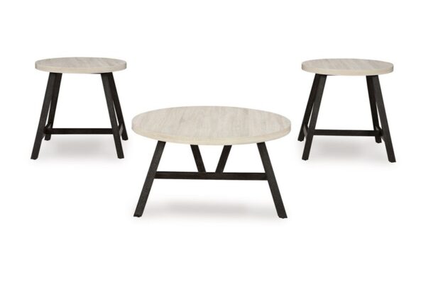 Fladona Black / White Occasional Table Set (Set of 3) - Image 3