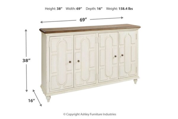 Roranville Antique White Accent Cabinet - Image 10