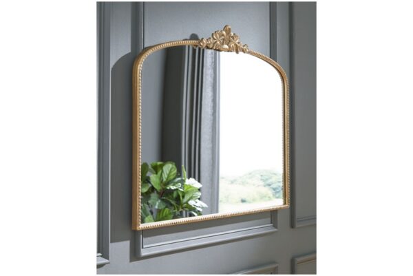 Tellora Gold Finish Accent Mirror - Image 2