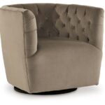 Hayesler Cocoa Swivel Accent Chair