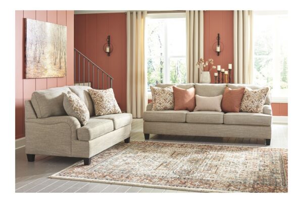 Almanza Wheat 3 Pc. Sofa, Loveseat, Accent Ottoman - Image 3