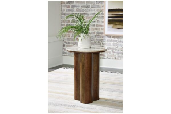 Henfield Beige / Brown Accent Table - Image 2