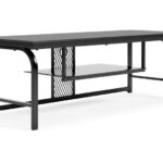 Lynxtyn Black TV Stand