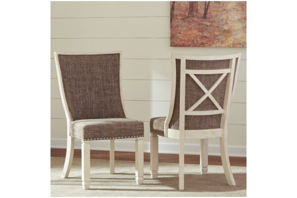 Bolanburg Brown / Beige Dining Uph Side Chair (Set of 2) Lattice Back - Image 3