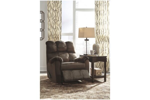 Foxfield Chocolate Rocker Recliner - Image 6