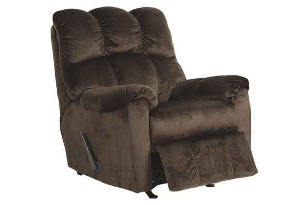 Foxfield Chocolate Rocker Recliner - Image 3