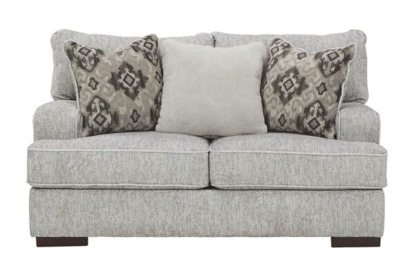 Mercado Pewter Loveseat - Image 3