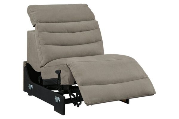 Next gen Gaucho Putty Pwr Armless Rec W/Adj Headrest - Image 3