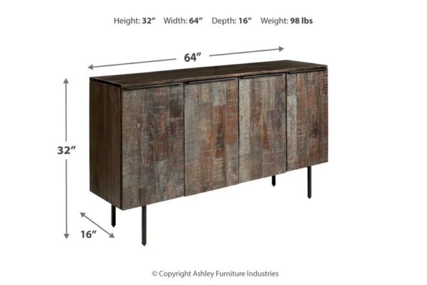 Graydon Gray / Whitewash Accent Cabinet - Image 4