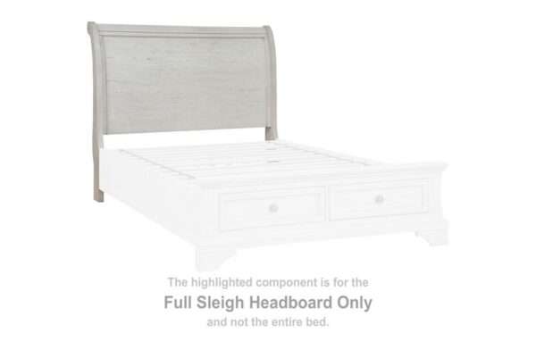 Robbinsdale Antique White Full Sleigh Headboard - Image 2