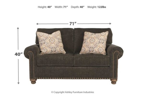 Stracelen Sable Loveseat - Image 4