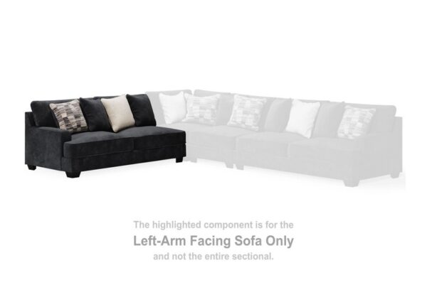 Lavernett Charcoal Laf Sofa - Image 2