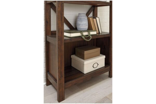 Baldridge Rustic Brown Large Bookcase - Image 3